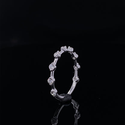 .50ct Floating Diamond Bridal Band