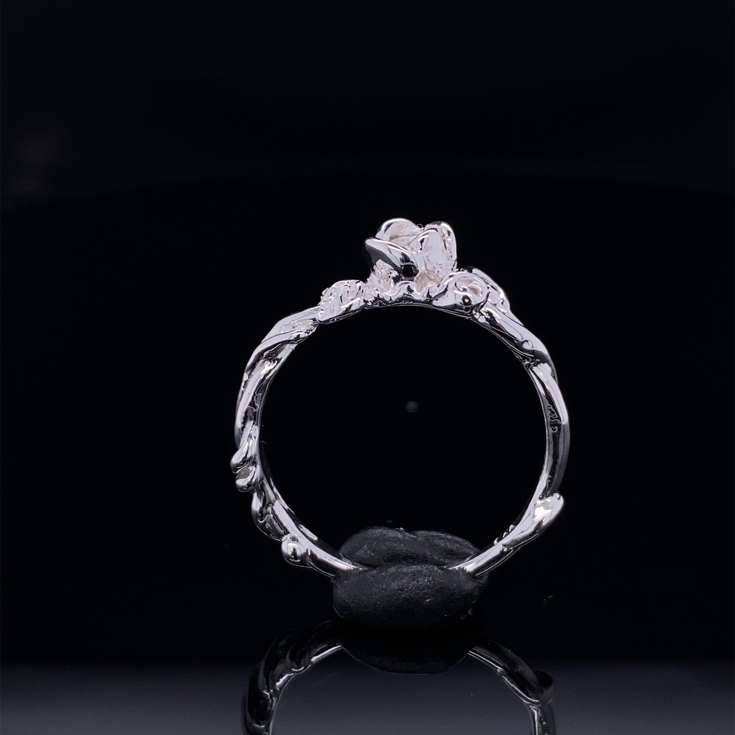 .10ctw Diamond Rose Garden Silver Ring