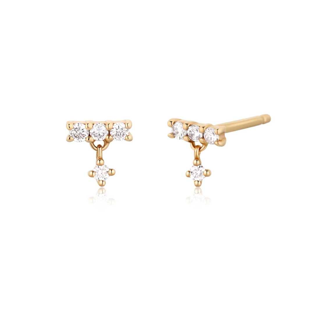 DIANA | Dangling Diamond Studs