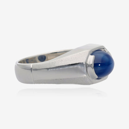 Forged in Stars Sapphire Men’s Ring