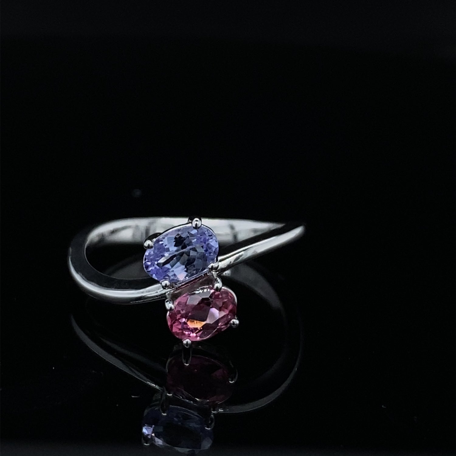 Pretty in Pink and Purple Wave Ring