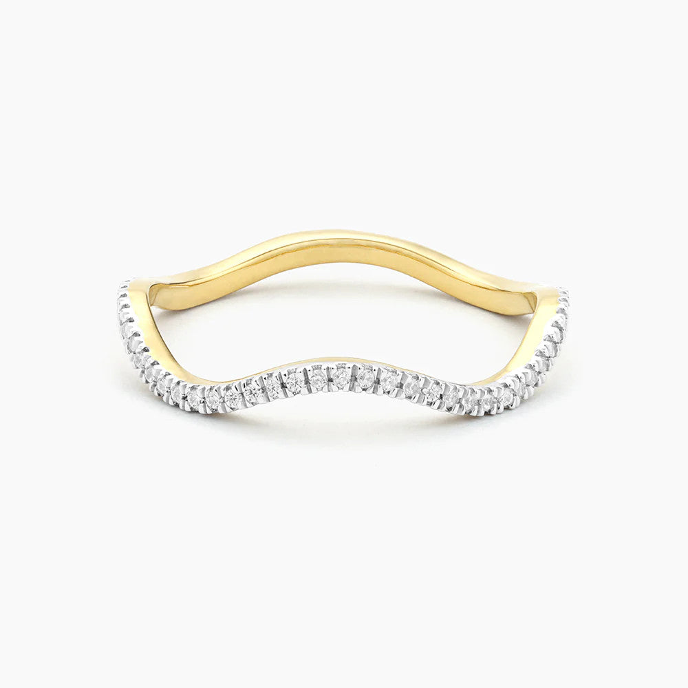 Make Waves Stackable Yellow Ring