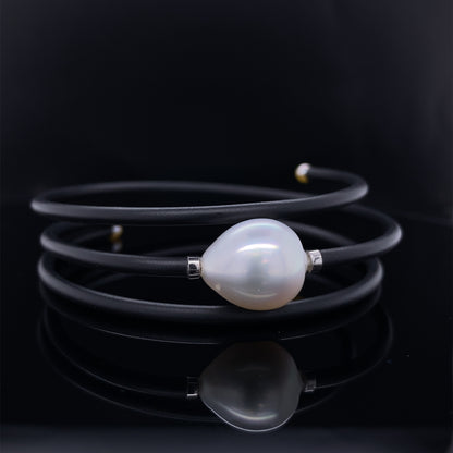 Exotic Deep Sea Pearl Triple Wrap Bracelets