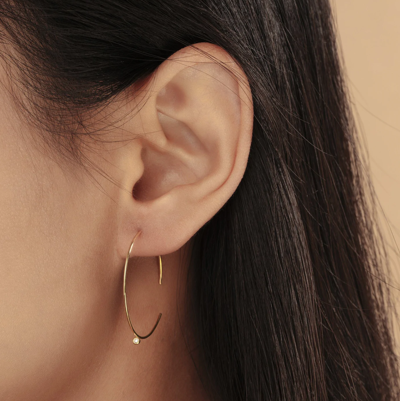 DAPHNE | Dangling Diamond Hoops