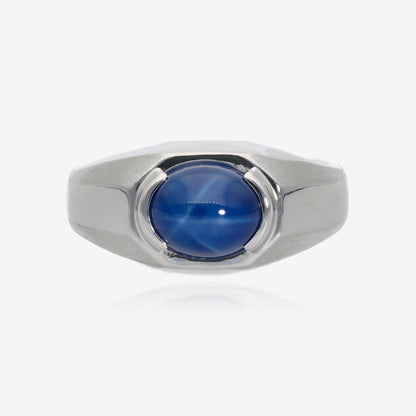 Forged in Stars Sapphire Men’s Ring