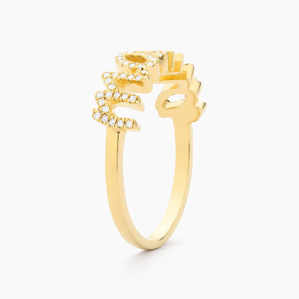 Love You Mama Statement Ring