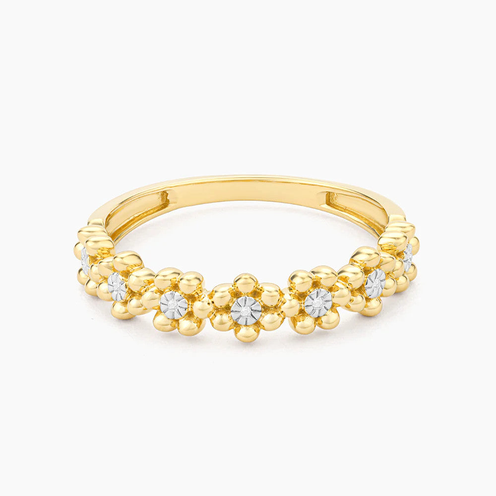 Field of Daisies Stackable Ring