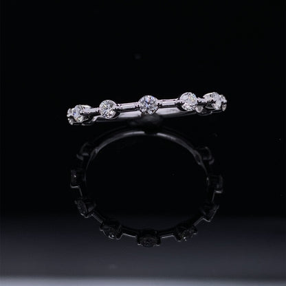 .50ct Floating Diamond Bridal Band