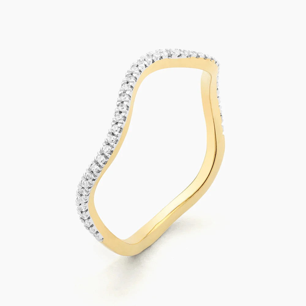 Make Waves Stackable Yellow Ring