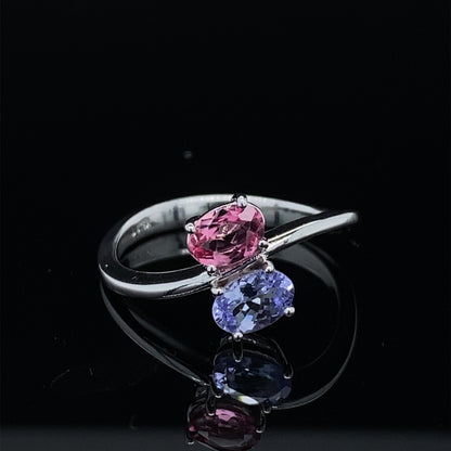 Pretty in Pink and Purple Wave Ring