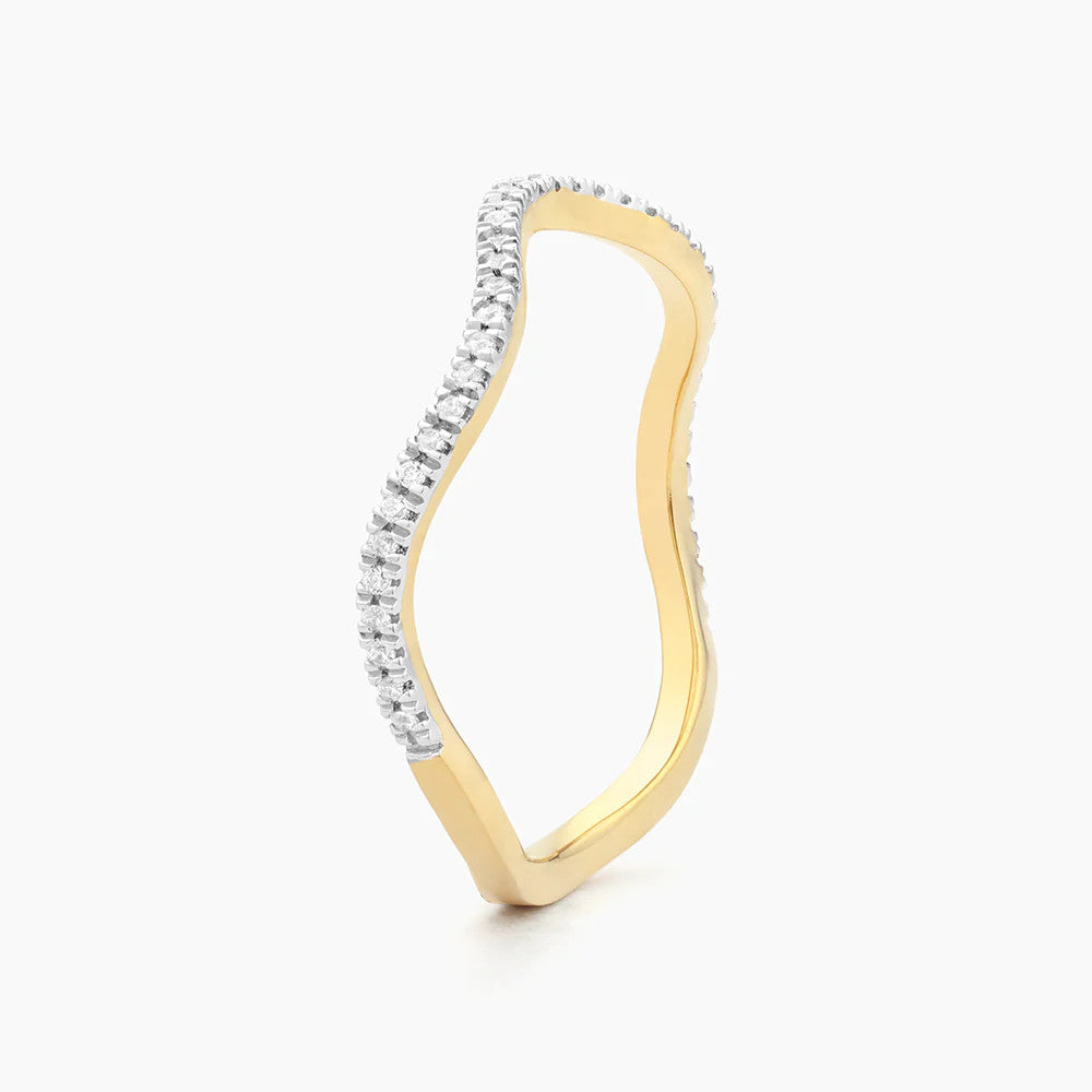 Make Waves Stackable Yellow Ring