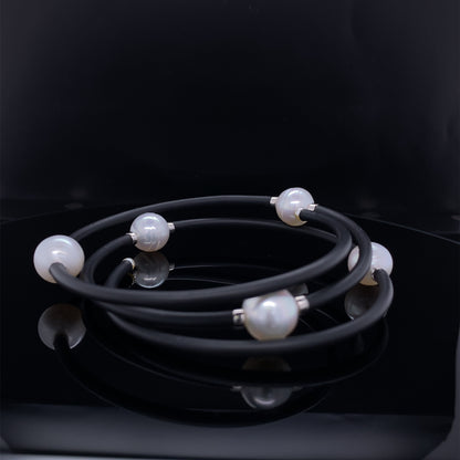 Exotic Deep Sea Pearl Triple Wrap Bracelets