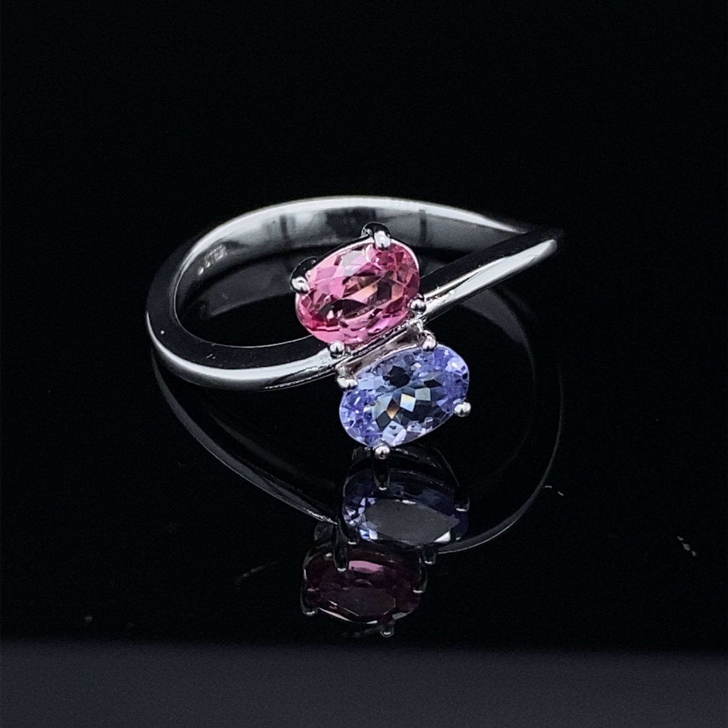 Pretty in Pink and Purple Wave Ring