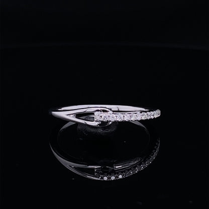 Interlocking Love Diamond Links Fashion Gift Ring