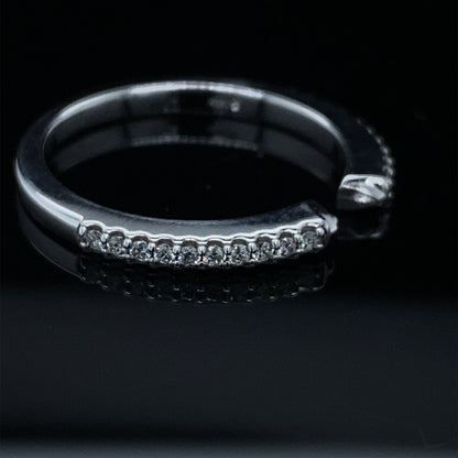 Minimalist Open Split Diamond Ring