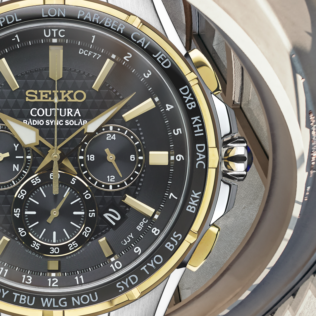 SEIKO COUTURA Tri-Tone Stainless Men&