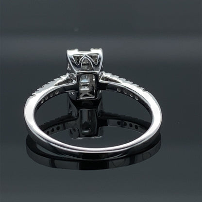 Brooklyn Emerald Cut Shaped Diamond Engagement Ring