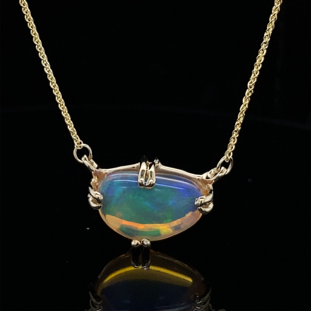 Visions Opal and Gold Necklace