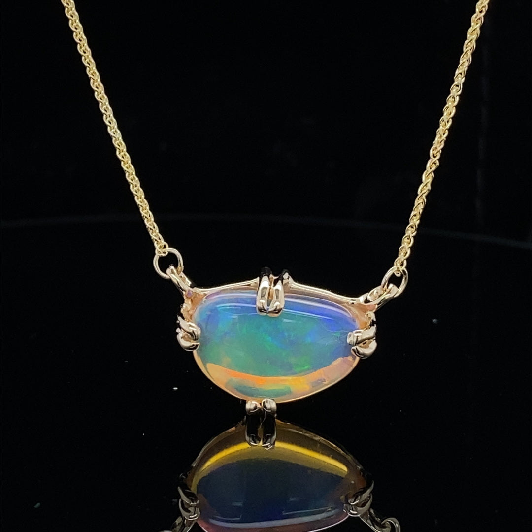 Visions Opal and Gold Necklace