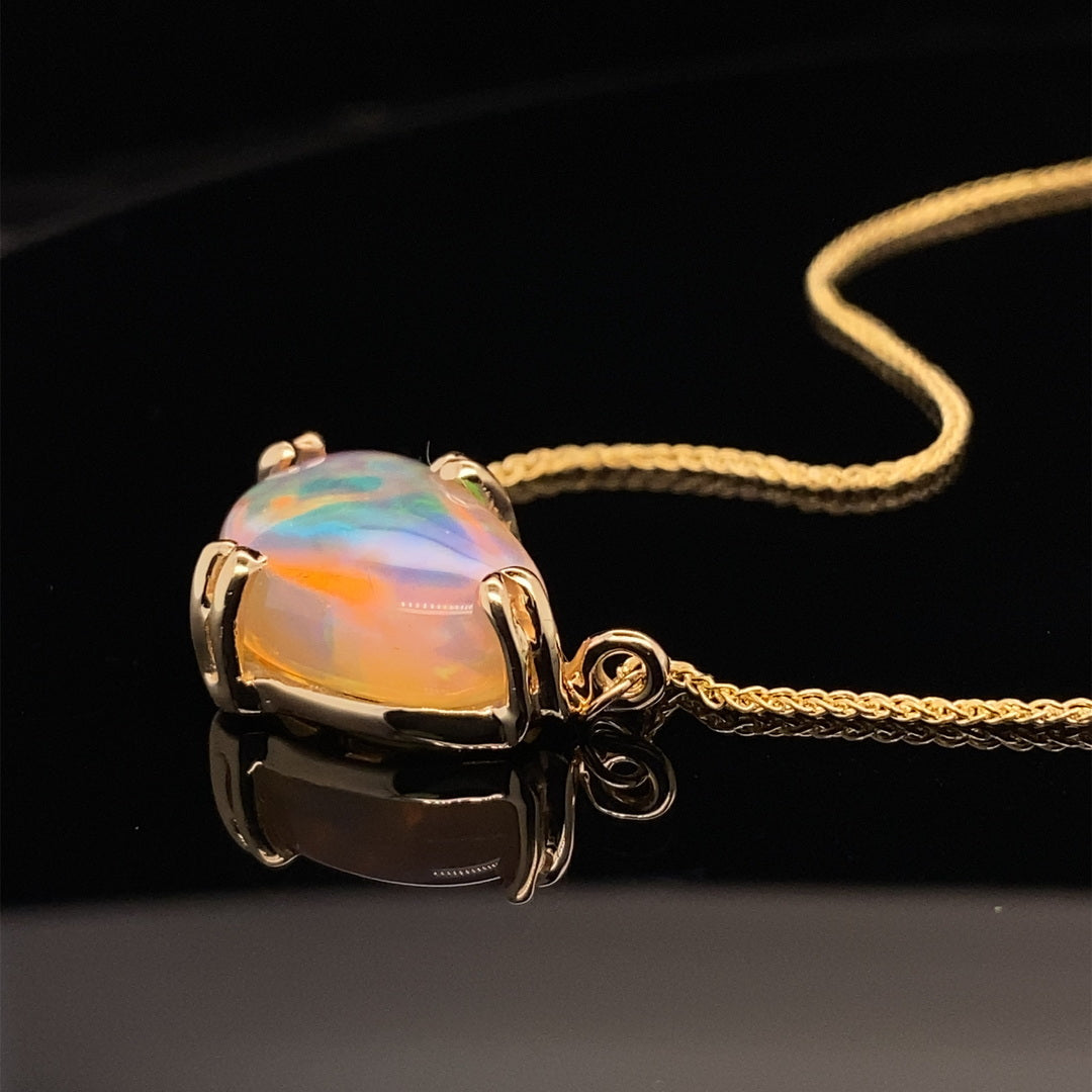 Visions Opal and Gold Necklace