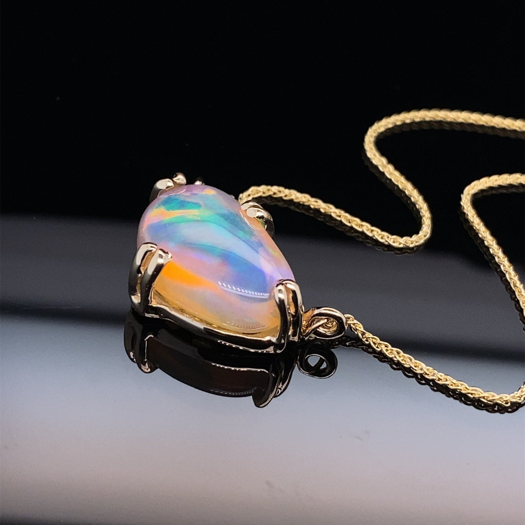 Visions Opal and Gold Necklace