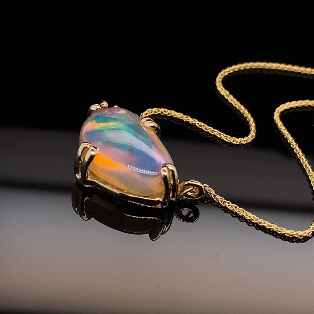 Visions Opal and Gold Necklace