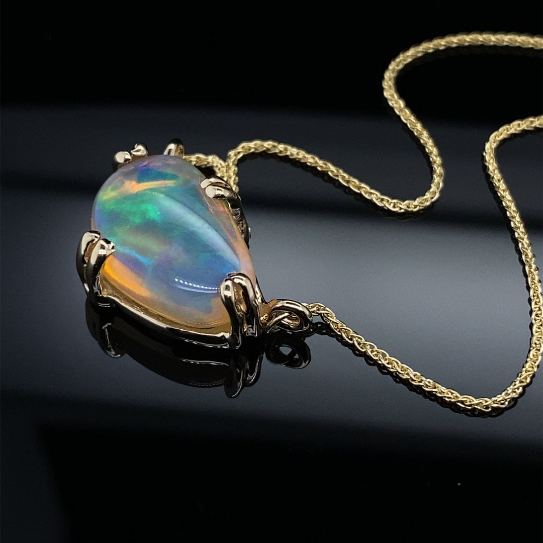 Visions Opal and Gold Necklace