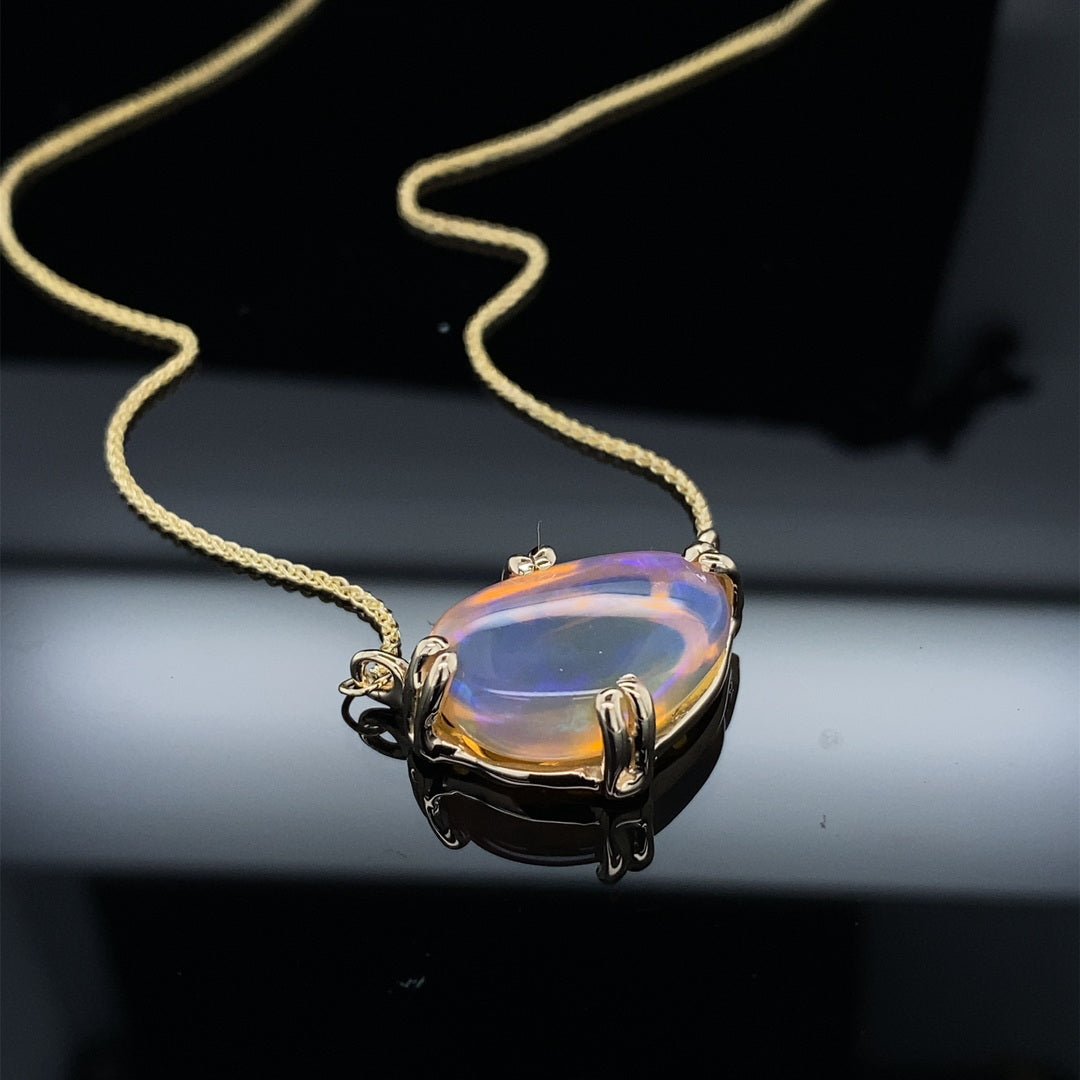 Visions Opal and Gold Necklace