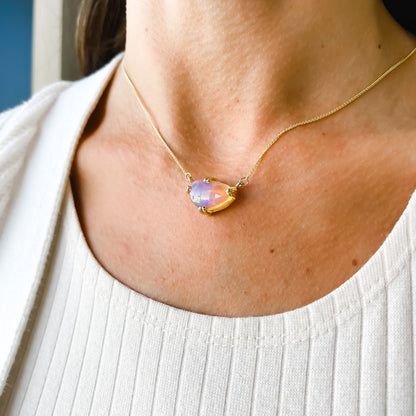 Visions Opal and Gold Necklace