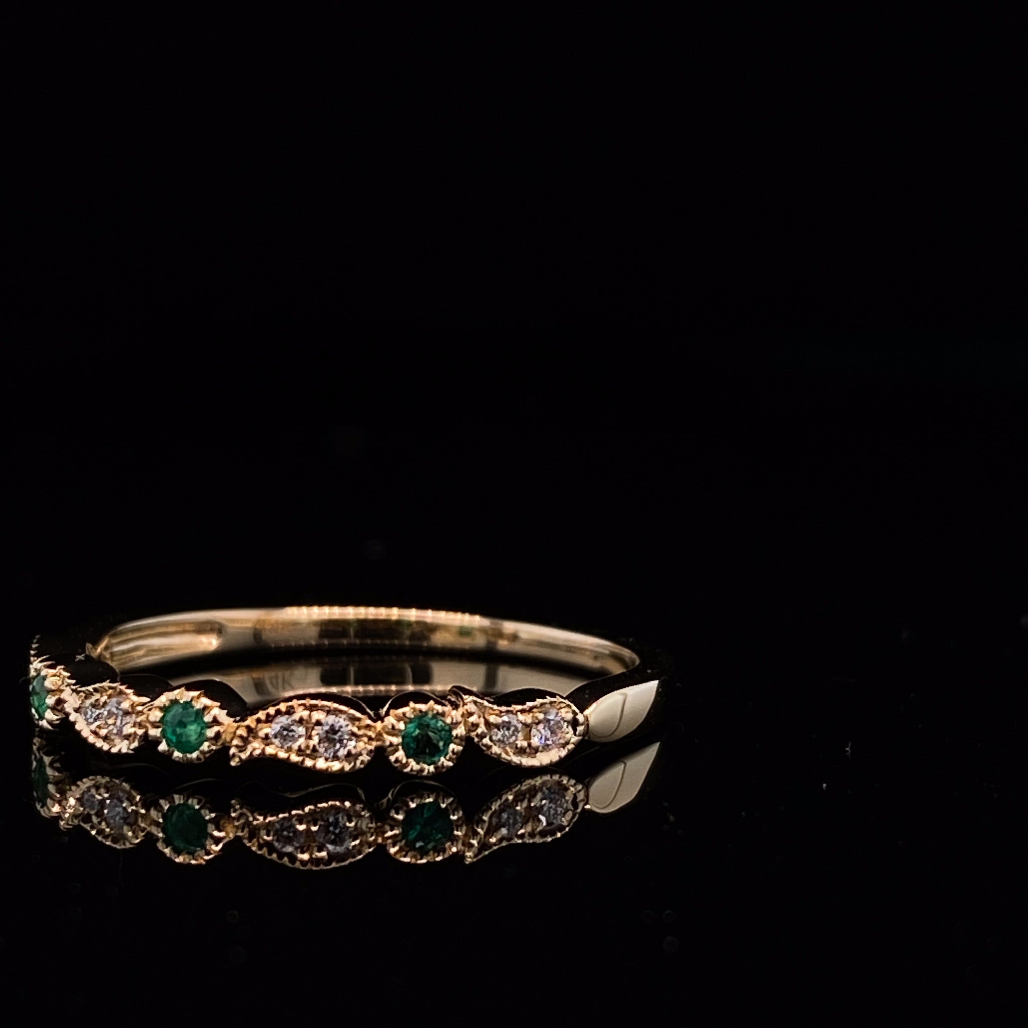 yellow-gold-tourmaline-ring-diamond-accent-wexford-jewelers