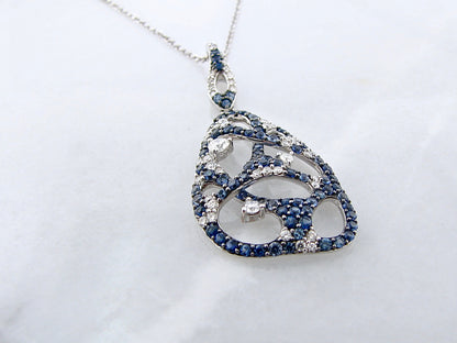 diamond-blue-sapphire-white-gold-pendant-wexford-jewelers