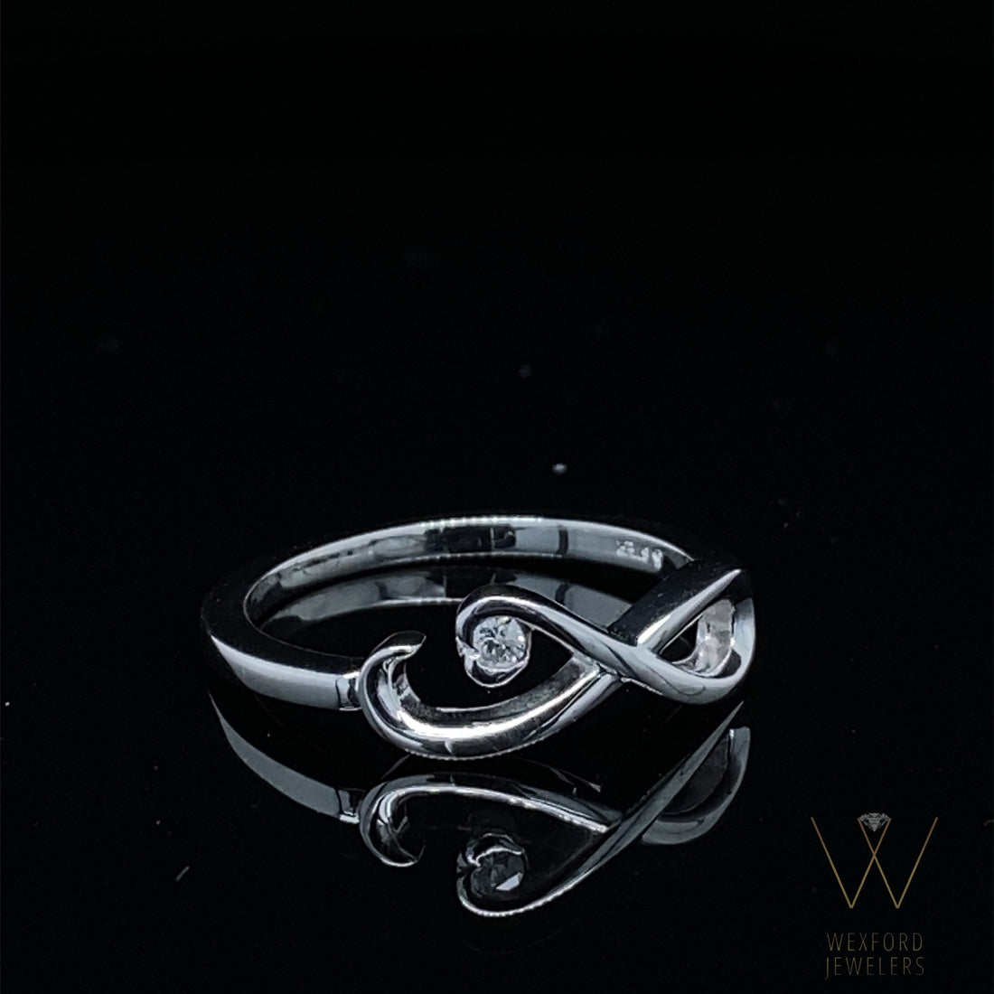 Diamond Infinity-Inspired Promise Ring