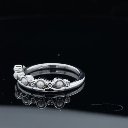 Princess Di Pearl Tiara Band