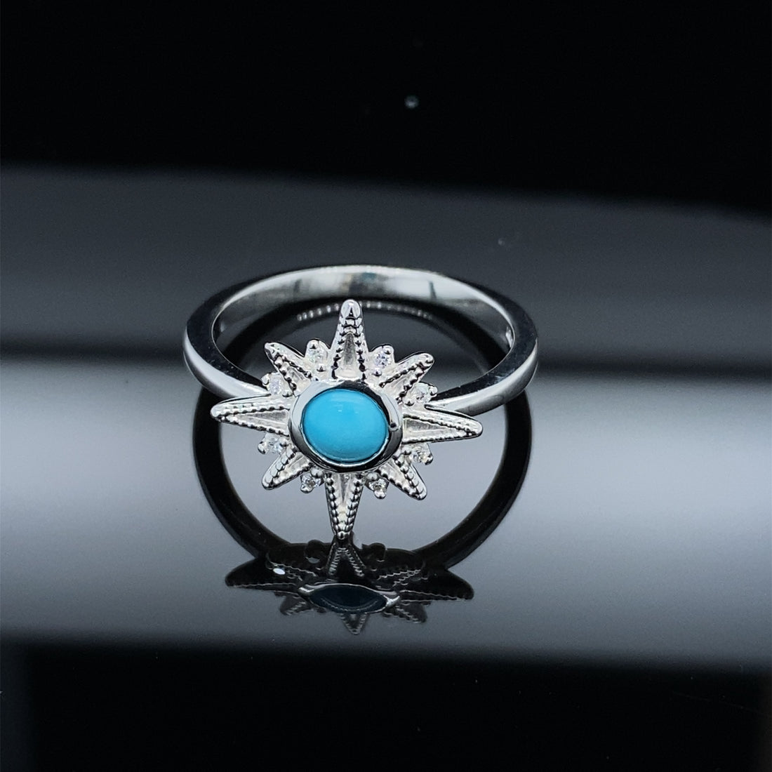 North Star Turquoise &amp; Diamond Ring