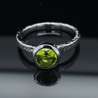 Bezel Gemstone Pop Stackable Ring