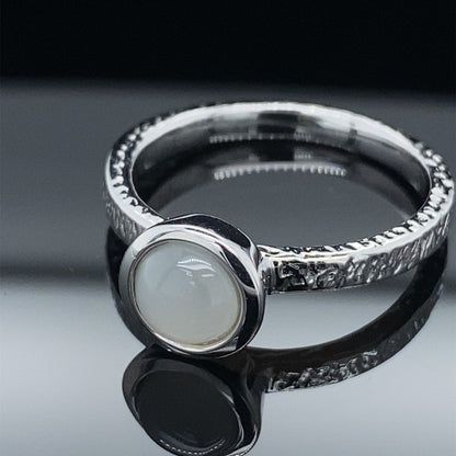 Bezel Gemstone Pop Stackable Ring