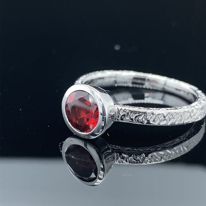 Bezel Gemstone Pop Stackable Ring