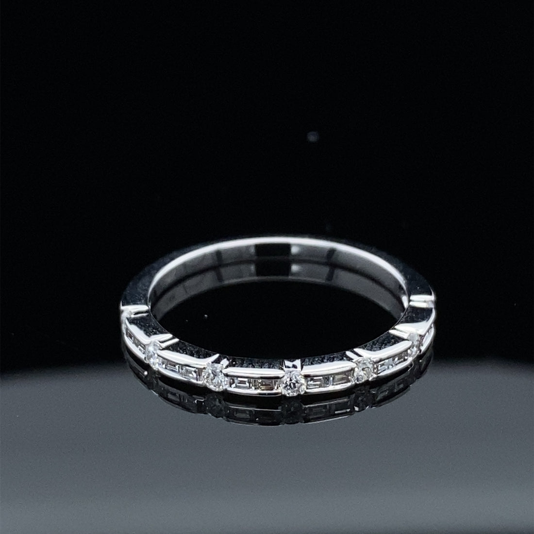 Lines of Love Diamond Stacking Band