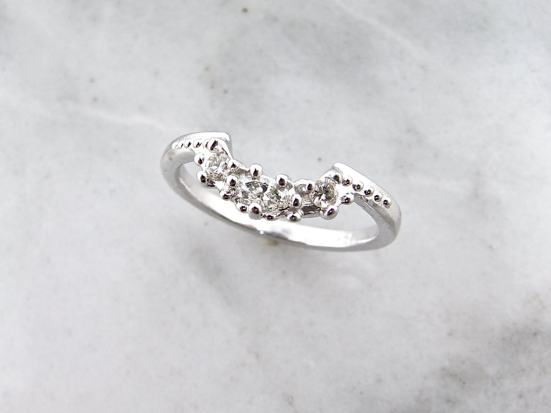 marquise-round-diamond-white-gold-wedding-band-wexford-jewelers