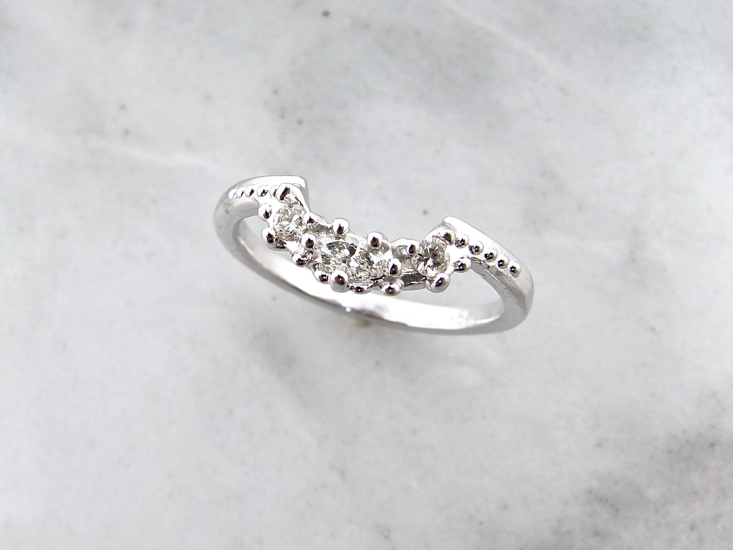 marquise-round-diamond-white-gold-wedding-band-wexford-jewelers