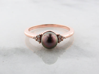 rose-gold-chocolate-pearl-ring-wexford-jewelers