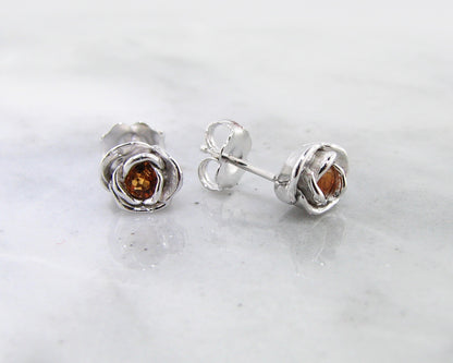 Sterling Silver
(2) 3mm Citrine