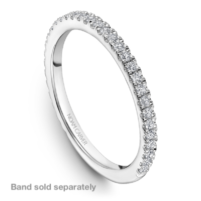 Noam Carver Bridal Hidden Halo Semi-mount Engagement