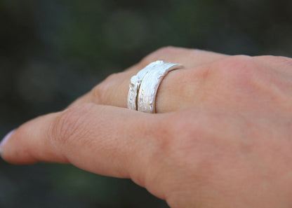 birch-bark-engagement-ring-set