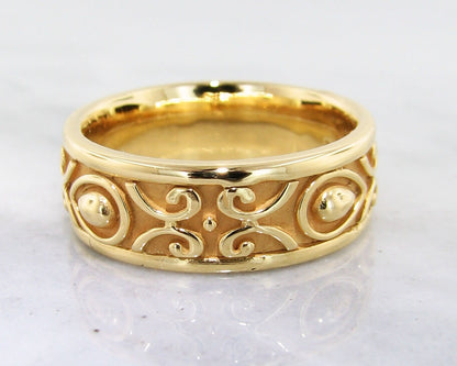 22K Yellow Gold Ring, Men&