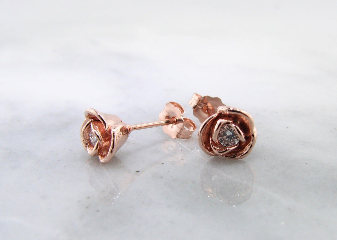 rose-gold-small-earrings-diamond-stud-wexford-jewelers