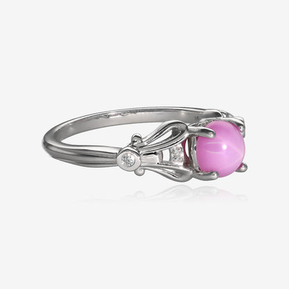 Candy Pink Star Sapphire Ring