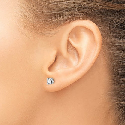 3/4CTW 4-Prong Earth Mined Diamond Studs