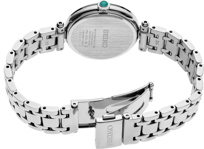 SEIKO Women’s Green Mother of Pearl Stainless Watch