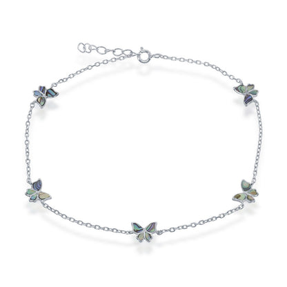 Sterling Silver
Abalone Accents